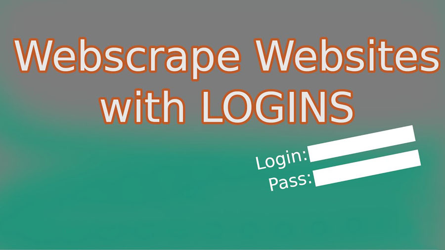 How to Scrape Data that Requires Login?
