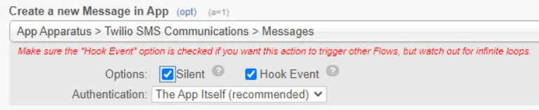 Ensure You Have “Hook Event” Enabled When You Want Other Flows to Trigger 