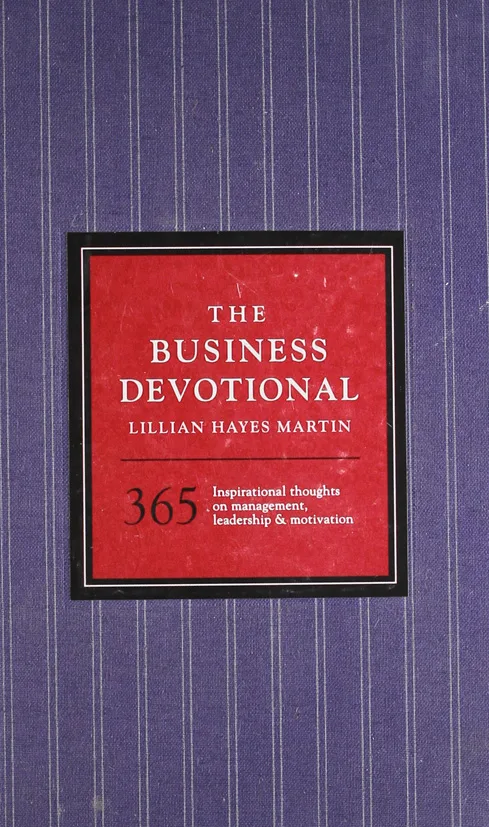 The Business Devotional by Lillian Hayes Martin